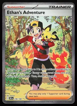 Ethan's Adventure 236/182 Holo Destined Rivals Pokemon Card - Image 1
