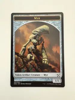 Myr Token 002 MTG Magic the Gathering Card NM Near Mint DDU - Image 1