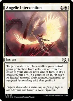 Angelic Intervention -Foil Near Mint MTG March of the Machine - Image 1