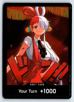 DON!! Card (Uta) One Piece Extra Booster: One Piece Heroines Edition Foil NM - Image 1