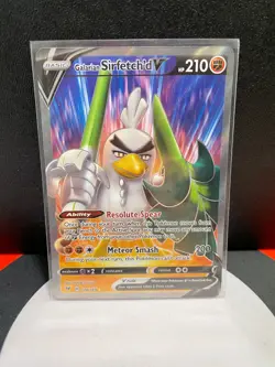 Pokemon Galarian Sirfetch'd V 174/185 Vivid Voltage Full Art Holo Rare TCG 2020 - Image 1