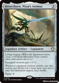 Bitterthorn, Nissa's Animus NM [SOC - 343] - Image 1