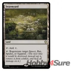 Swarmyard M/NM Magic: The Gathering MTG Bloomburrow: Commander - Image 1