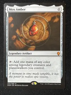MTG Dominaria Mox Amber Mythic Rare Regular 224/269 - Image 1