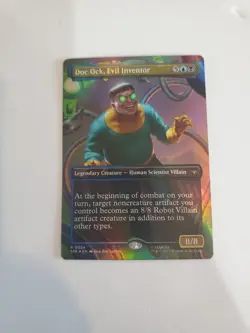 Doc Ock, Evil Inventor - (Borderless) - Marvel's Spiderman (SPE) - MTG Foil - Image 1