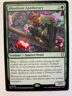 MTG 1x Bloodroot Apothecary 27 Commander: Bloomburrow Magic the Gathering x1 NM - Image 1