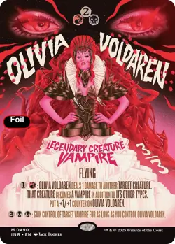 Foil Olivia Voldaren (Showcase) - 490 - NM - Innistrad Remastered - Image 1