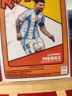 2024-25 Panini Messi Kaboom FIFA Promo Mint - Image 4