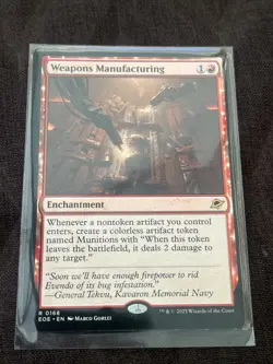 Weapons Manufacturing (Non-foil) Edge of Eternities 0168 Rare MTG - Image 2