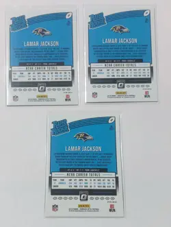 2018 Lamar Jackson Optic Rated Rookie Holo Prizm Bronze, Pink. Red Yellow 3 LOT - Image 5