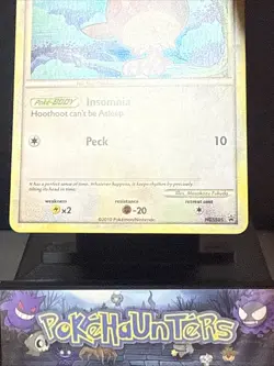 Pokemon Card Hoothoot HGSS05 Black Star Promo Holo HeartGold SoulSilver LP - Image 3