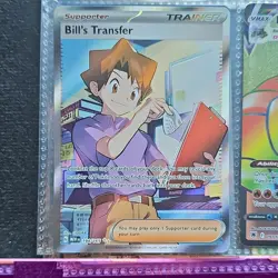 The Pokemon Company Bill's Transfer Full Art Ultra Rare Holo 194/165 SV 151 ENG - Image 1