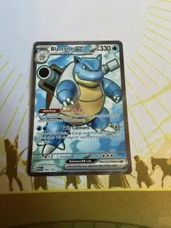 Pokemon Blastoise EX 184/165 Scarlet & Violet 151 Series - Image 3