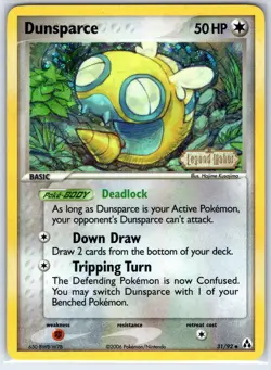 Dunsparce 31/92 Uncommon Legend Maker Pokemon Near Mint - Image 1