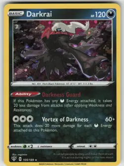 Darkrai 105/189 Holo Promo Miscellaneous Cards & Products Pokemon Lightly Played - Image 1
