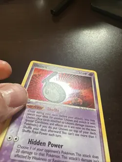 Unown 1/28 Holo VLP Secret Rare Pokemon TCG Unseen Forces - Image 3