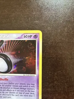 Unown 1/28 Holo VLP Secret Rare Pokemon TCG Unseen Forces - Image 5