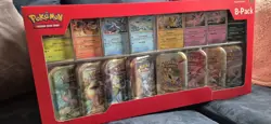 🔥2 SEALED BOXES🔥 Pokemon TCG Prismatic Evolutions Costco 8 Mini-Tin Bundle - Image 1