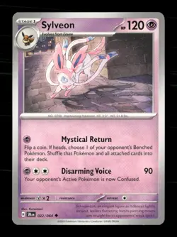 Sylveon 022/064 Shrouded Fable NM/M Pokemon - Image 1