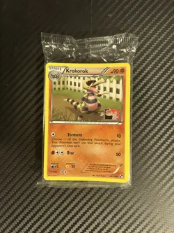 Pokemon TCG - KROKOROK - Black & White 64/114 Play League Promo Sealed Pack x40 - Image 1