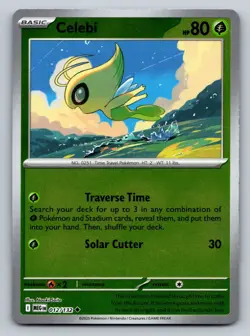 Celebi Mega Evolution 012/132 UC NM Reverse Holo Pokemon - Image 1