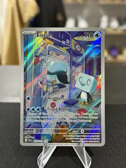 Eiscue 205/193 Illustration Rare Paldea Evolved Pokemon Holo - NM - Image 1