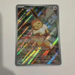 2025 Pokemon Eevee Full Art Promo Card #173 TCG Prismatic Evolutions MT - Image 1