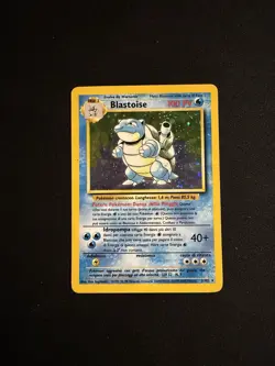 Pokemon TCG Base Set Blastoise Holo Card 2/102 LP Condition Italian - Image 1