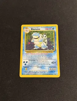 Pokemon TCG Base Set Blastoise Holo Card 2/102 LP Condition Italian - Image 3