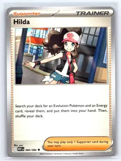 Hilda 084/086 Uncommon White Flare Pokemon Lightly Played - Image 1