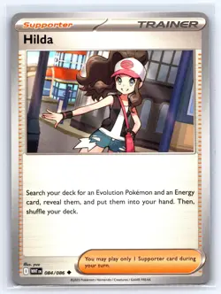 Hilda 084/086 Uncommon White Flare Pokemon Lightly Played - Image 1