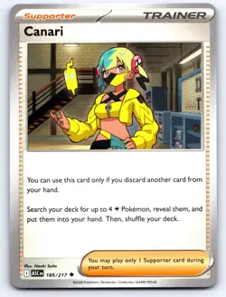 Canari 185/217 Uncommon Ascended Heroes Pokemon Lightly Played - Image 1