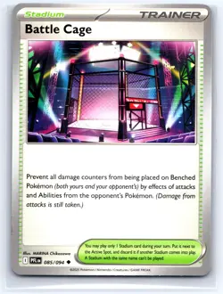 Battle Cage 085/094 Uncommon Phantasmal Flames Pokemon Lightly Played - Image 1