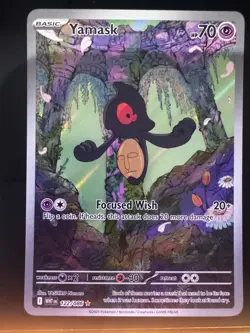 Yamask 2025 Pokemon White Flare 122/086 Illustration Rare - Image 1