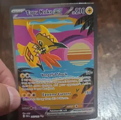 Tapu Koko ex 247/182 SV04 Paradox Rift Special Illustration Rare Full Art Holo - Image 1
