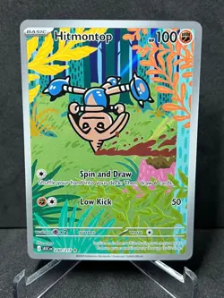 Hitmontop 240/217 Illustration Rare Ascended Heroes Pokemon Holo Near Mint - Image 1