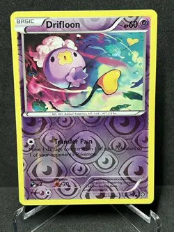 Pokemon Drifloon 46/114 Reverse Holo XY Steam Siege Near Mint - Image 1