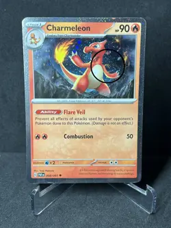 Pokemon Charmeleon Cosmos Holo 008/091 SWIRL 🌀 Near Mint - Image 1