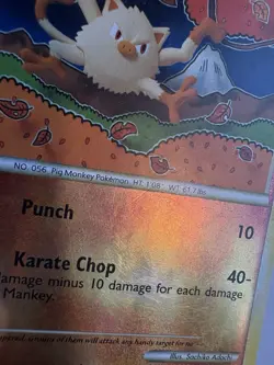 Mankey 53/95 Reverse Holo HGSS Unleashed - Pokemon TCG HP - Image 2