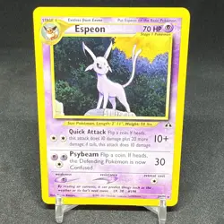 Pokemon Espeon #20/75 Rare Non-holo Neo Discovery 2001 - LP+ - Image 1