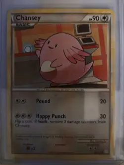 Chansey 58/123 Common HeartGold & SoulSilver Pokemon NM - Image 1