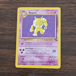 WotC Pokemon TCG Hypno 23/62 Fossil Rare Regular Unlimited 1999 90 HP - Image 1