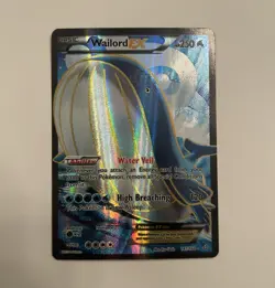 Pokemon Company Wailord EX 147/160 XY Primal Clash Full Art Holo 2015 HP 250 - Image 1
