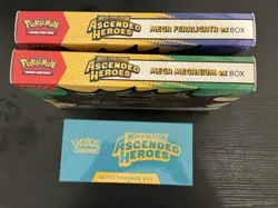 Pokemon TCG Ascended Heroes 3-Box Lot ETB Meganium ex Feraligatr ex - Image 2