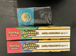 Pokemon TCG Ascended Heroes 3-Box Lot ETB Meganium ex Feraligatr ex - Image 3