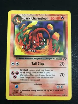Pokemon Vintage Lot Dark Charmeleon 32/82 Light Lanturn 23/105 Dark Ariados 17 - Image 2