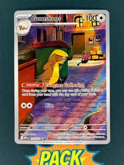 Gumshoos Illustration Rare IR Mega Evolution Pokemon TCG 153/132 - Image 1