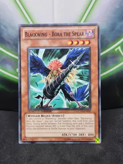 Yugioh Blackwing - Bora the Spear GLD3-EN022 Common NM - Image 1