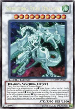 Shooting Star Dragon Limited Secret Rare 2010 Collectors Tins CT07-EN004 LP - Image 1
