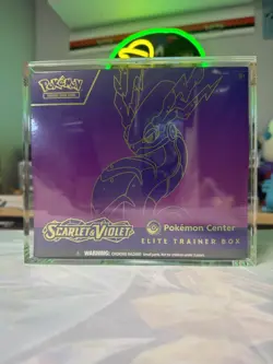 SV Scarlet & Violet (Miraidon) POKEMON CENTER ETB SEALED With Display Case - Image 3